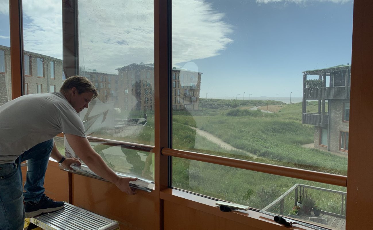 montage raamfolie zonwerend katwijk